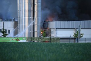 Großbrand bei Panem in Bleicherode