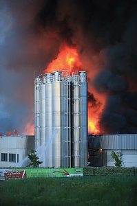 Großbrand bei Panem in Bleicherode