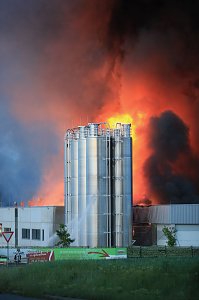 Großbrand bei Panem in Bleicherode