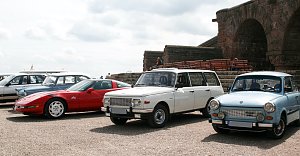 Oldtimer auf Ausfahrt am Kyffh&auml;user