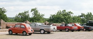 Oldtimer auf Ausfahrt am Kyffh&auml;user