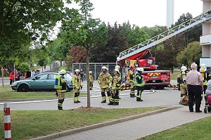 Balkonbrand in Nordhausen