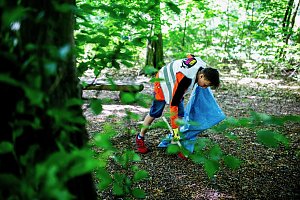 Aufr&auml;um-Aktion der Humbolt-Sch&uuml;ler im Stadtpark