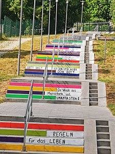 Aktion an der Frauenbergkrche