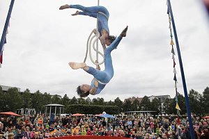Zirkus in der Pfingstwoche in Nordhausen