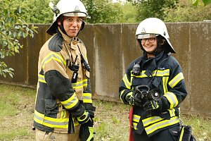 Auf dem Schachtbaugel&auml;nde fand heute eine Gro&szlig;&uuml;bung von Feuerwehr und Rettungskr&auml;ften statt