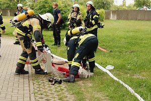 Auf dem Schachtbaugel&auml;nde fand heute eine Gro&szlig;&uuml;bung von Feuerwehr und Rettungskr&auml;ften statt