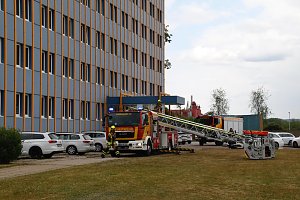 Auf dem Schachtbaugel&auml;nde fand heute eine Gro&szlig;&uuml;bung von Feuerwehr und Rettungskr&auml;ften statt