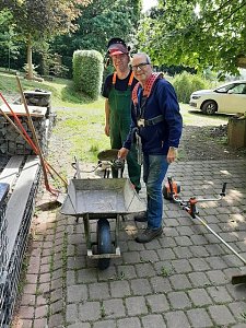 Versch&ouml;nerungsarbeiten im Ahornpark