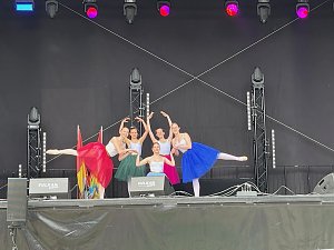 Das Tanzstudio Radeva zeigte auf dem Residenzfest in Sondershausen was seine Eleven können