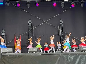 Das Tanzstudio Radeva zeigte auf dem Residenzfest in Sondershausen was seine Eleven können