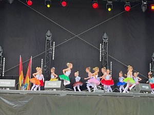 Das Tanzstudio Radeva zeigte auf dem Residenzfest in Sondershausen was seine Eleven können