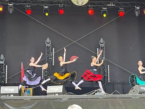 Das Tanzstudio Radeva zeigte auf dem Residenzfest in Sondershausen was seine Eleven können