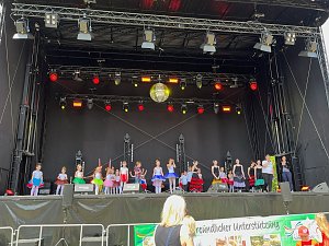Das Tanzstudio Radeva zeigte auf dem Residenzfest in Sondershausen was seine Eleven können