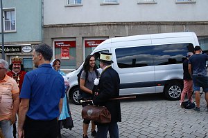 Das 52. Rolandsfest wurde nach zwei Jahren Pause heute auf dem Rathausplatz in Nordhausen er&ouml;ffnet