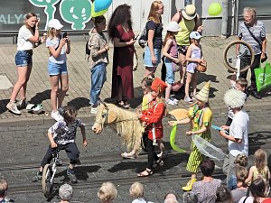 Festumzug zur 1095-Jahrfeier der Stadt Nordhausen