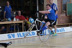 Der S&uuml;dharz-Cup der Radballer bleibt in Ilfeld