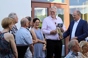Verleihung der Ehrenplaketten des Landkreises Nordhausen 2022 in der Kalkh&uuml;tte in Urbach