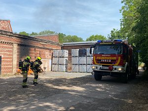 Brand an der Alten Weberei