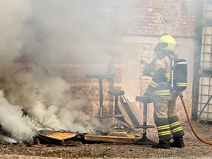 Brand an der Alten Weberei