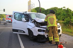 Schwerer Unfall nahe Sundhausen