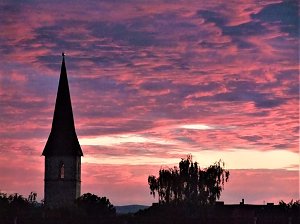 Weitere Impressionen vom purpurnen Abendhimmel von Michael M&uuml;ller