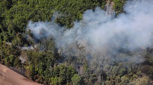 Waldbrand bei Wernrode