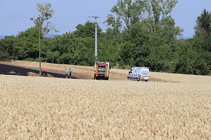 Waldbrand bei Wernrode