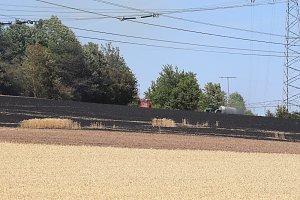 Waldbrand bei Wernrode