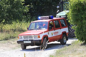 Waldbrand bei Wernrode