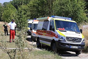 Waldbrand bei Wernrode