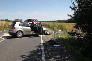 Schrecklicher Unfall auf der B 243