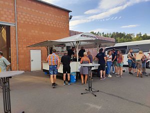 Motorräder im Ziegelwerk