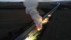 Schwerer Unfall auf der A 38
