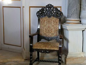 Peter Blei unterwegs im Kloster Michaelisstein