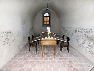 Peter Blei unterwegs im Kloster Michaelisstein