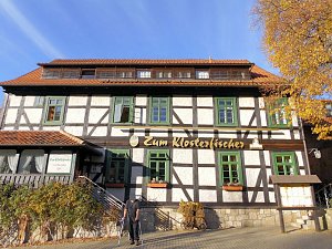 Peter Blei unterwegs im Kloster Michaelisstein