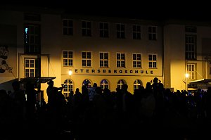 Peter Blei unterwegs auf dem Lichterfest