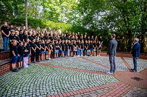 Begr&uuml;&szlig;ung der neuen Humboldt-Sch&uuml;ler