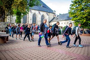 Begr&uuml;&szlig;ung der neuen Humboldt-Sch&uuml;ler