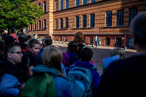 Begr&uuml;&szlig;ung der neuen Humboldt-Sch&uuml;ler