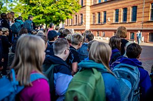 Begr&uuml;&szlig;ung der neuen Humboldt-Sch&uuml;ler