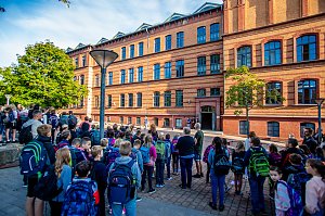 Begr&uuml;&szlig;ung der neuen Humboldt-Sch&uuml;ler