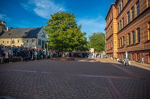 Begr&uuml;&szlig;ung der neuen Humboldt-Sch&uuml;ler