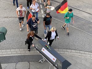 Montagsdemo in Nordhausen