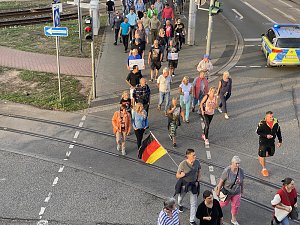 Montagsdemo in Nordhausen