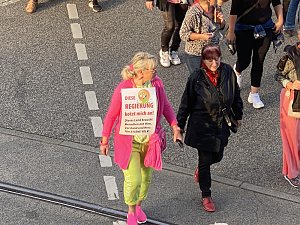 Montagsdemo in Nordhausen
