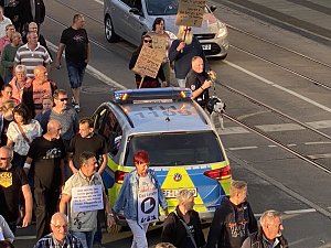 Montagsdemo in Nordhausen