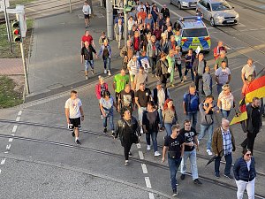 Montagsdemo in Nordhausen