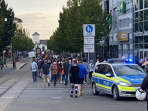 Montagsdemo in Nordhausen